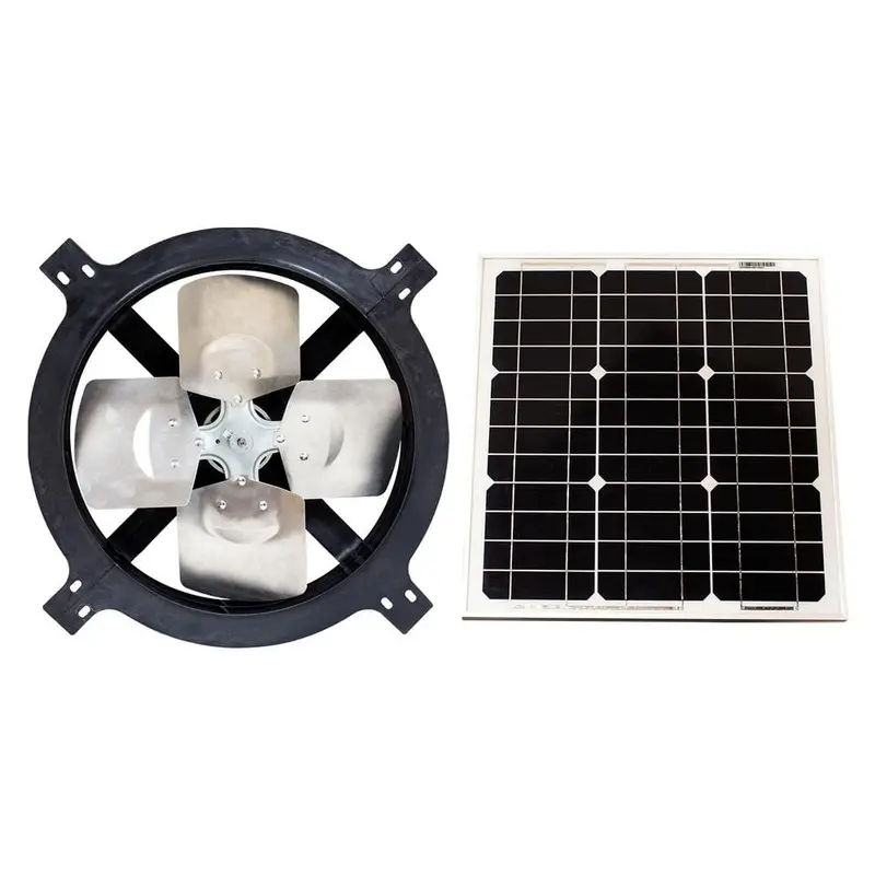 1820 CFM Black Solar Powered Gable Mount Solar Attic Fan11.90 / each