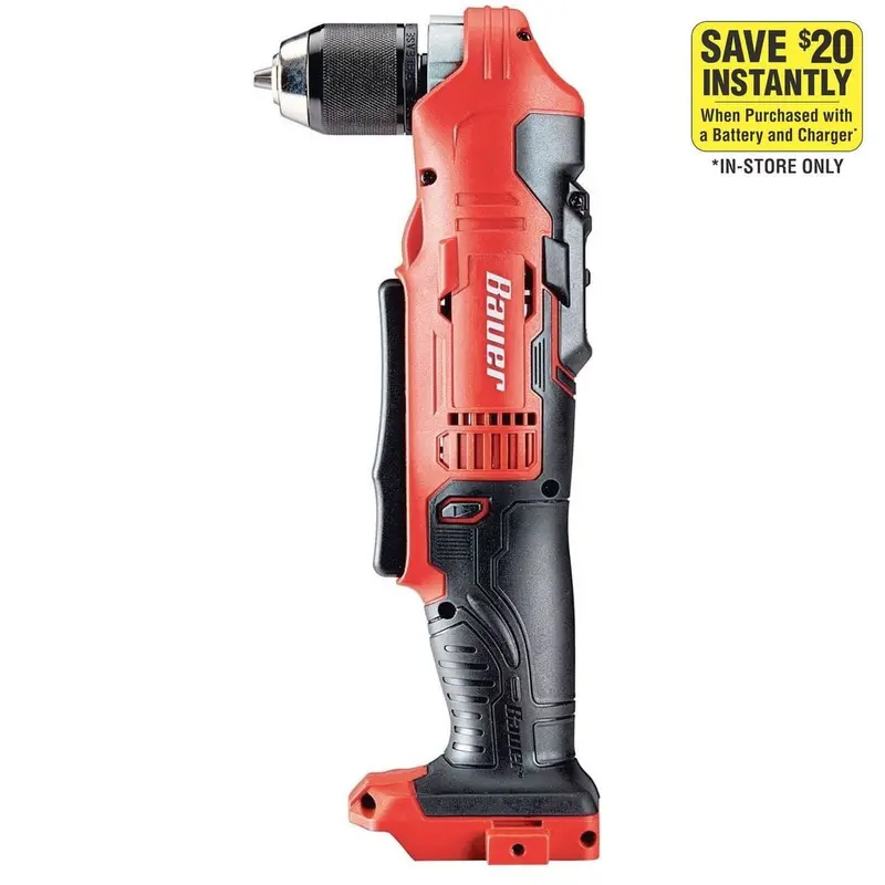 20v Hypermax Lithium-Ion Cordless 3/8 in. Right Angle Drill - Tool Only
