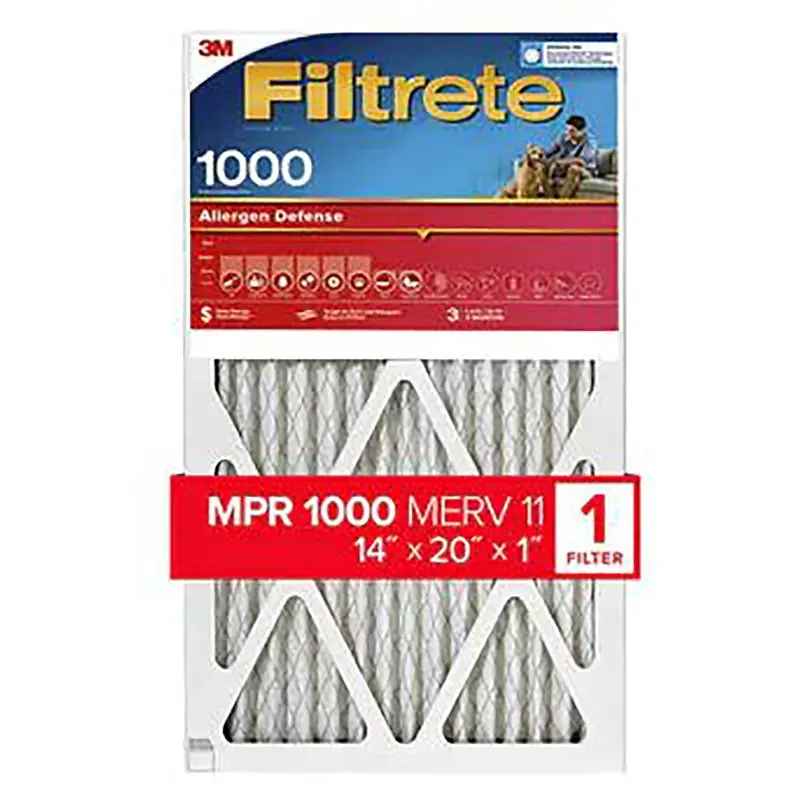 Filtrete 9805-4 Air Filter, 20 in L, 14 in W, 11 MERV, 1000 MPR, Polypropylene Frame