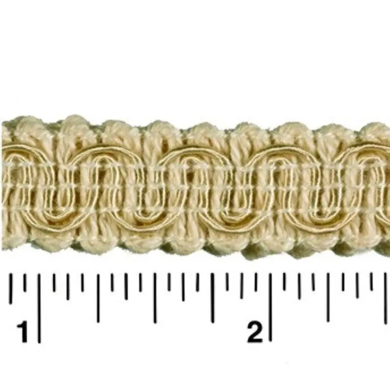 Rayon Scroll Gimp - B01 Natural 36 Yards