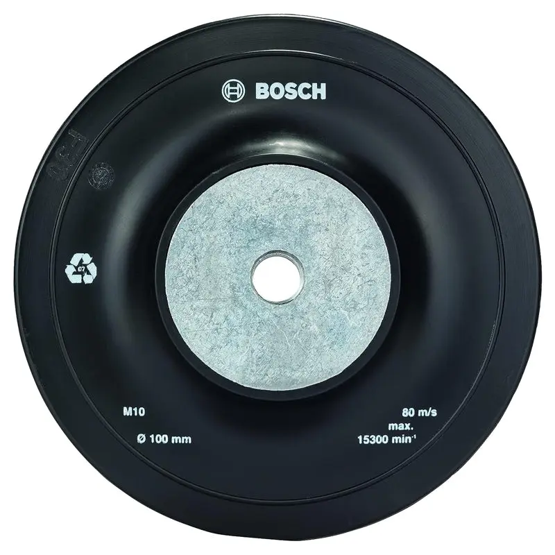 Backing Pad 100mm M10 flange thread