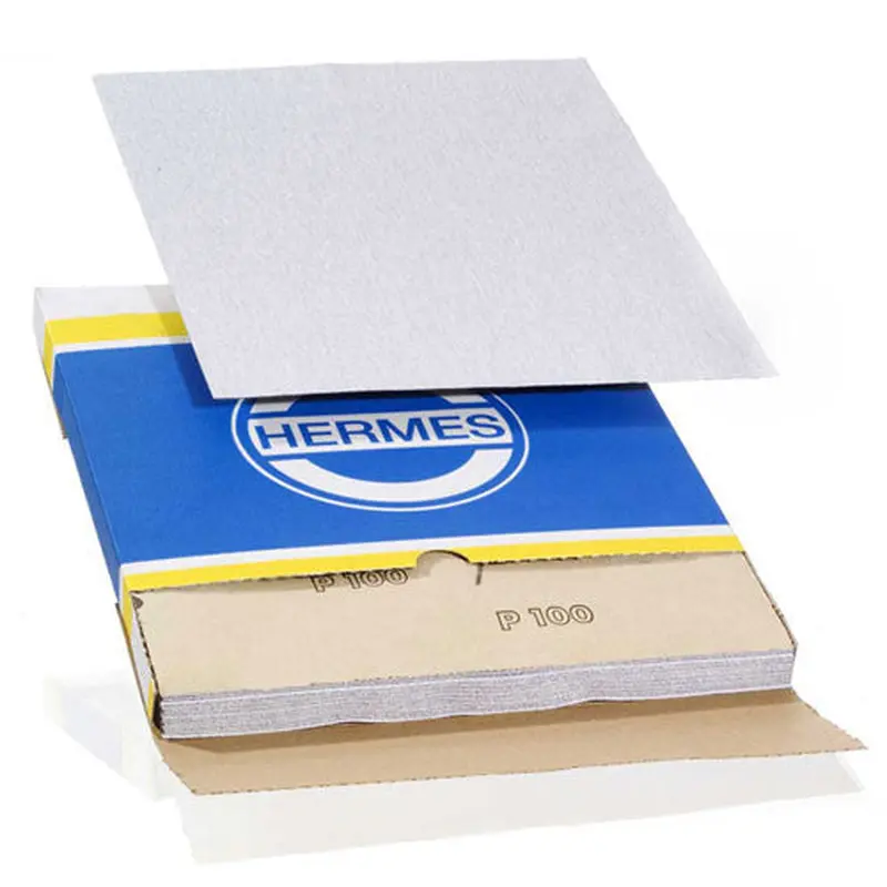 Hermes Sand Paper Sheet - SF 168 - 9" x 11" - (100pcs/pack)120