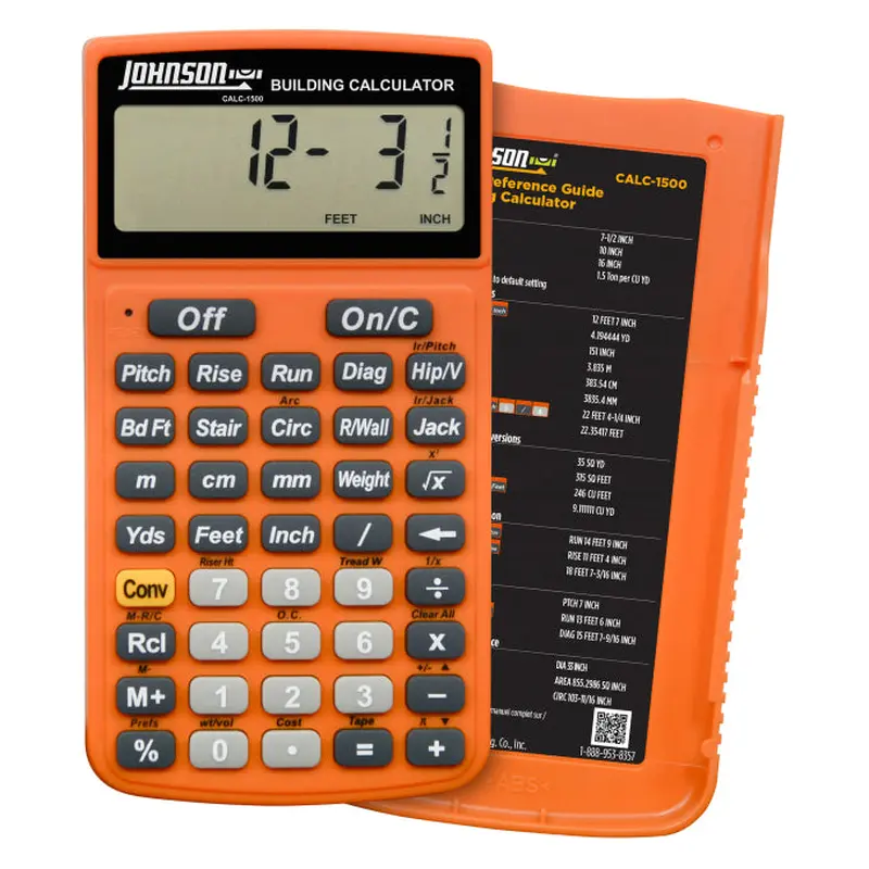 JOHNSON CALC-1500 Building Calculator