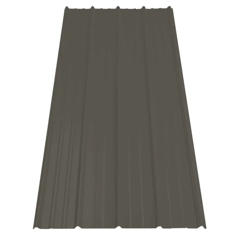 16 ft. SM-Rib Galvalume Steel 29-Gauge Roof/Siding Panel in Gray35.682 / piece
