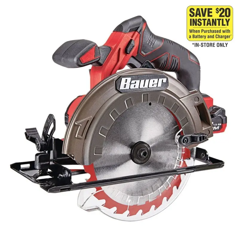 20v Hypermax Lithium-Ion Cordless 6-1/2 in. Circular Saw - Tool Only