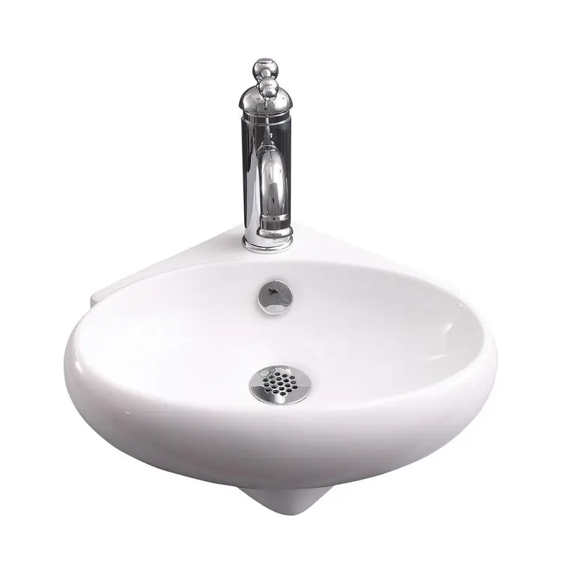 Barclay Products Fowler Corner Wall-Mount Sink in White25 / each