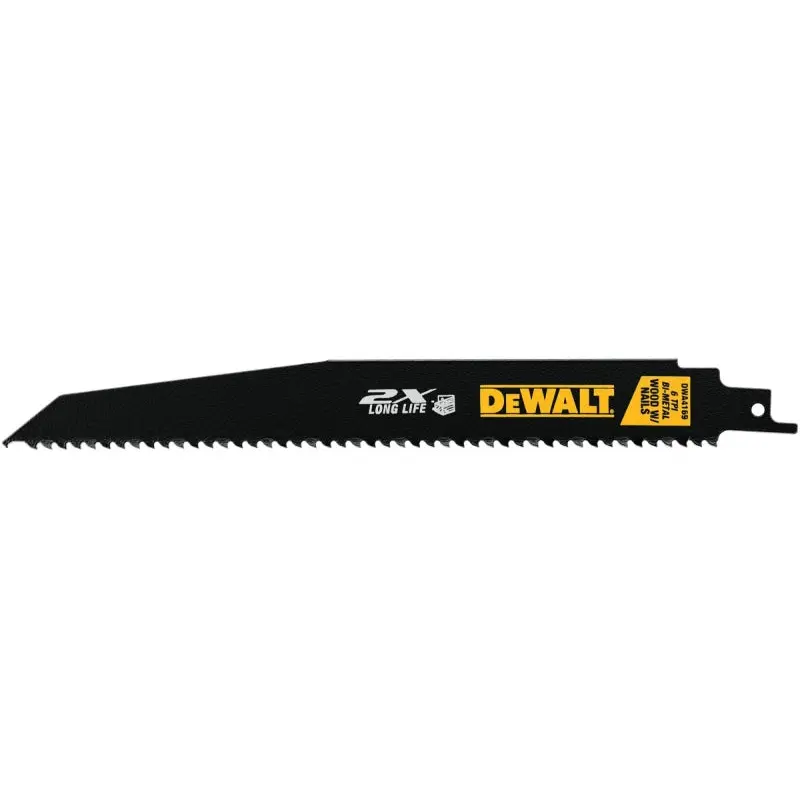 DeWALT DWA4169B25 Reciprocating Saw Blade, 1 in W, 9 in L, 6 TPI