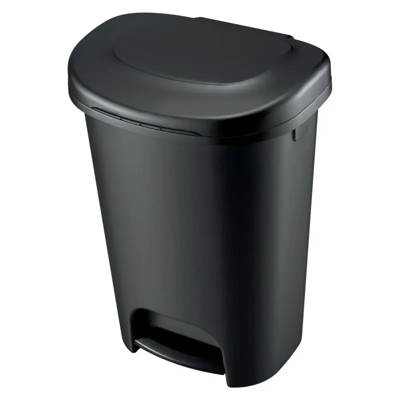 Rubbermaid 1843028 Trash Can, 13 gal Capacity, Black