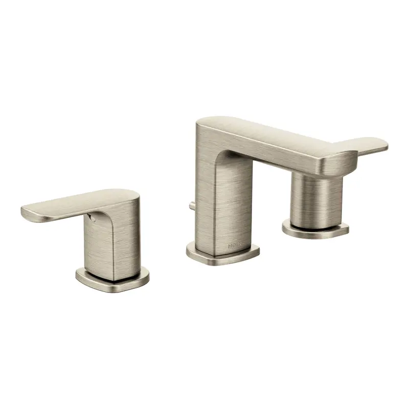 Rizon Chrome Two-Handle Low Arc Bathroom FaucetChrome