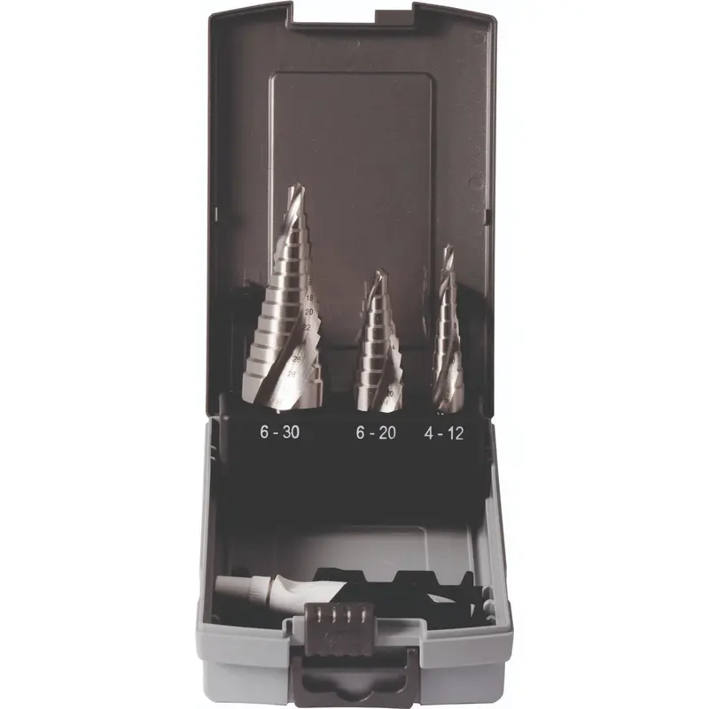 PROJAHN Set step drill with spiral flute HSS-Co 3pcs Gr. 1 - 3