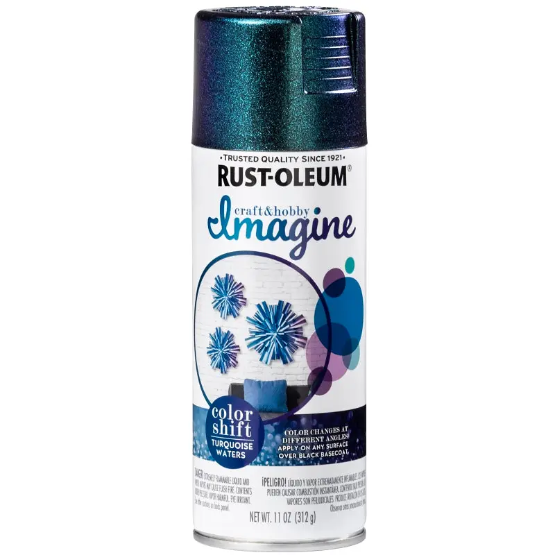 Rust-Oleum Imagine 353336 Craft Spray Paint, Turquoise Waters, 11 oz, Can