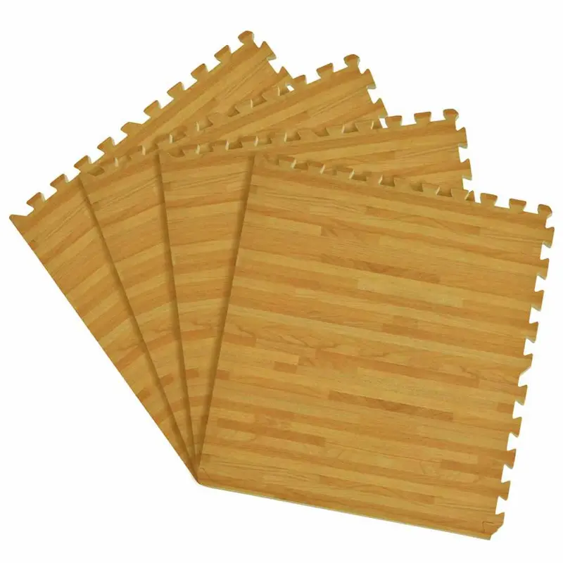 ACHIM Pine 24 in. x 24 in. Interlocking Foam Anti Fatigue Tiles (16 sq. ft./case)sq. ft.