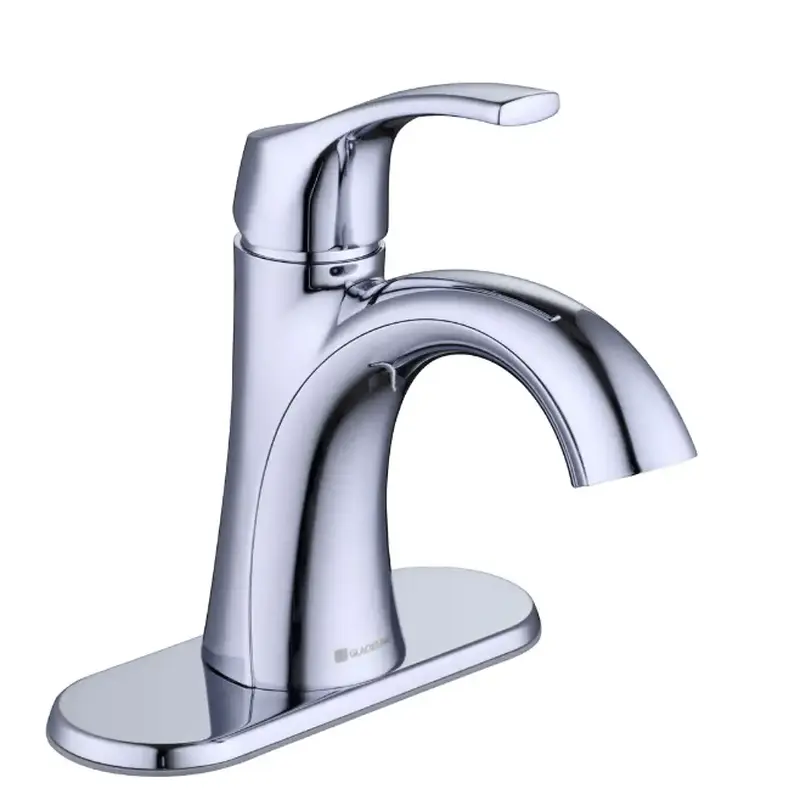 Arnette Single Handle Single Hole Bathroom Faucet in Chrome