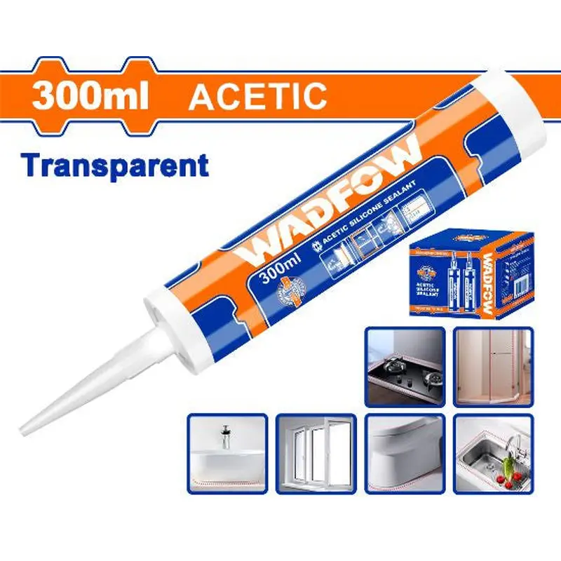 300ml Transparent Acetic Silicone Sealant