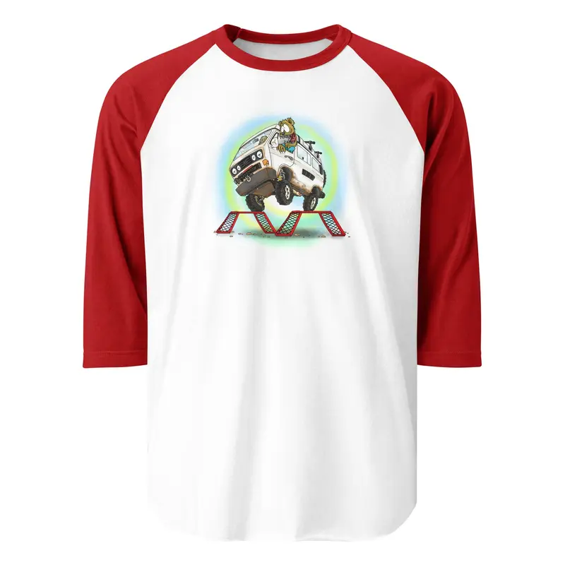 Ramp Champ Raglan Baseball T-ShirtBlack / White / XS