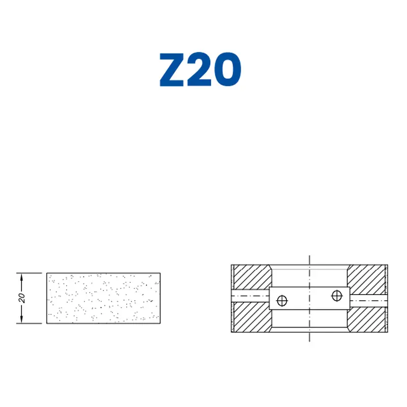 Z20(20mm Flat Edge - Line 60 (Bore 35))EHS Kit (All materials high speed) / 1