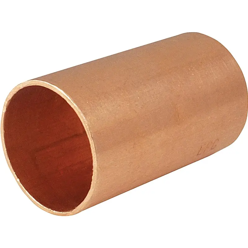 Elkhart Products 82500CP Pipe Coupling with Stop, 1/2 in, Sweat