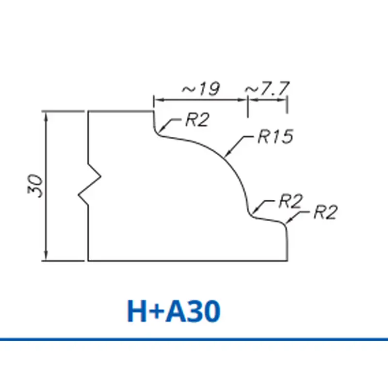 H A30(30mm Stepped Dupont - Router Bits)Standard Full Kit (BITS) / Breaker