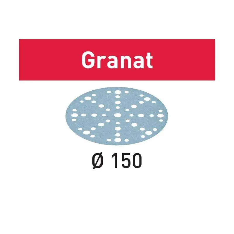 FESTOOL 575168 Abrasive sheet Granat STF D150/48 P240 GR/100