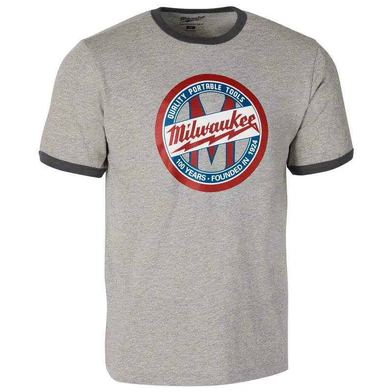 Milwaukee SS1924G 1924 Work T-Shirt GraySMALL