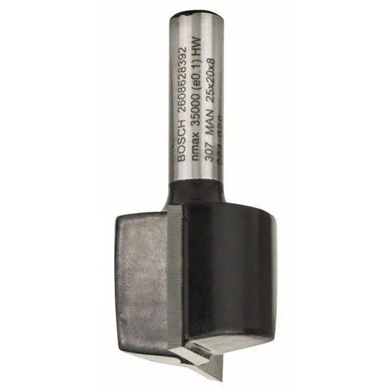 Straight Bit 8mm, D1 25mm, L 20mm, G 51mm