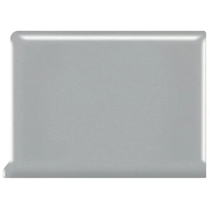 American Olean Matte Light Smoke Ceramic Cove Base Tile (6-in x 6-in)