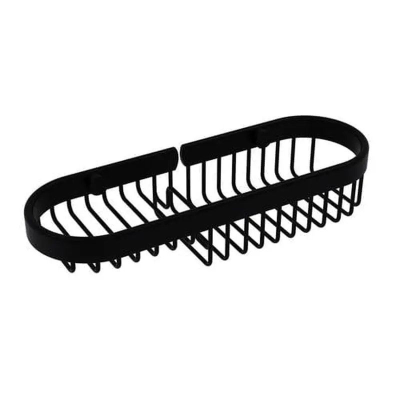 Allied Brass Combination Wire Basket in Matte Black