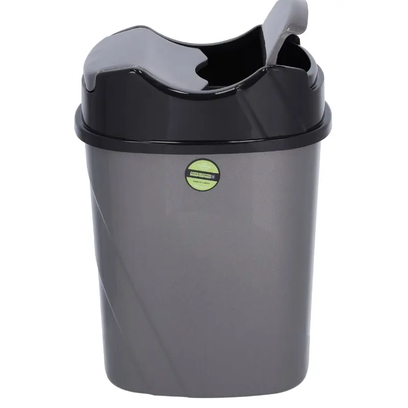 Royalford 8.5L Plastic Dust Bin with Swing Lid | RF10114