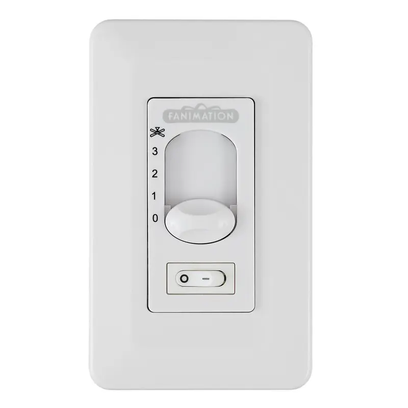 3-Speed Wall Control Non Reversing Switch, Whiteeach