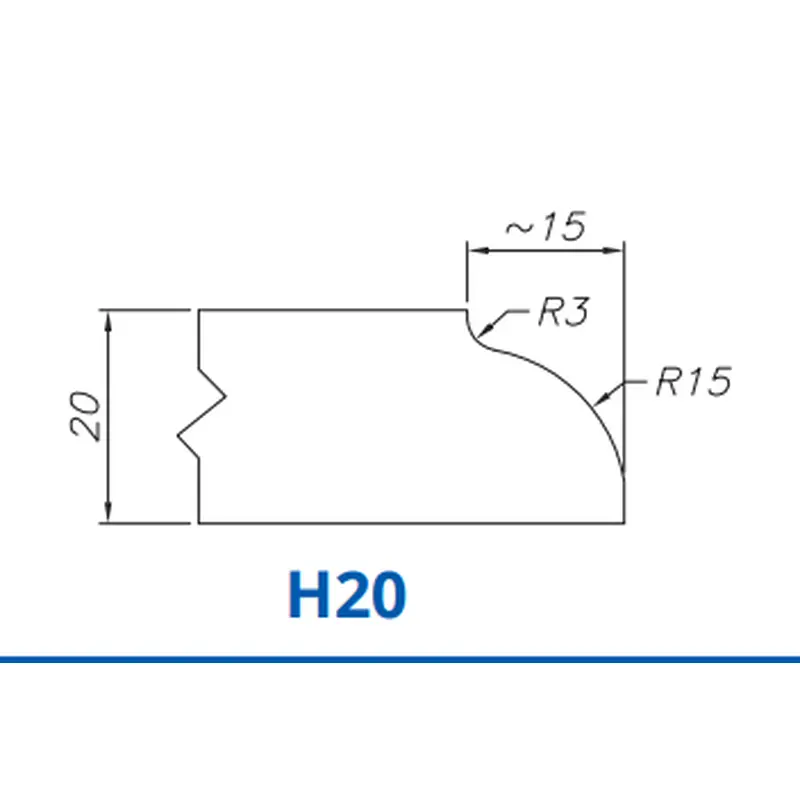 H20(20mm Dupont - Router Bits)Standard Full Kit (BITS) / Breaker