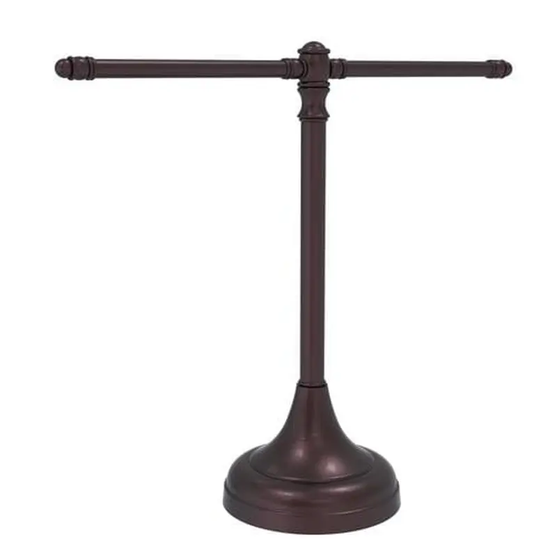 Allied Brass Carolina Collection Guest Towel Stand in Antique Bronze