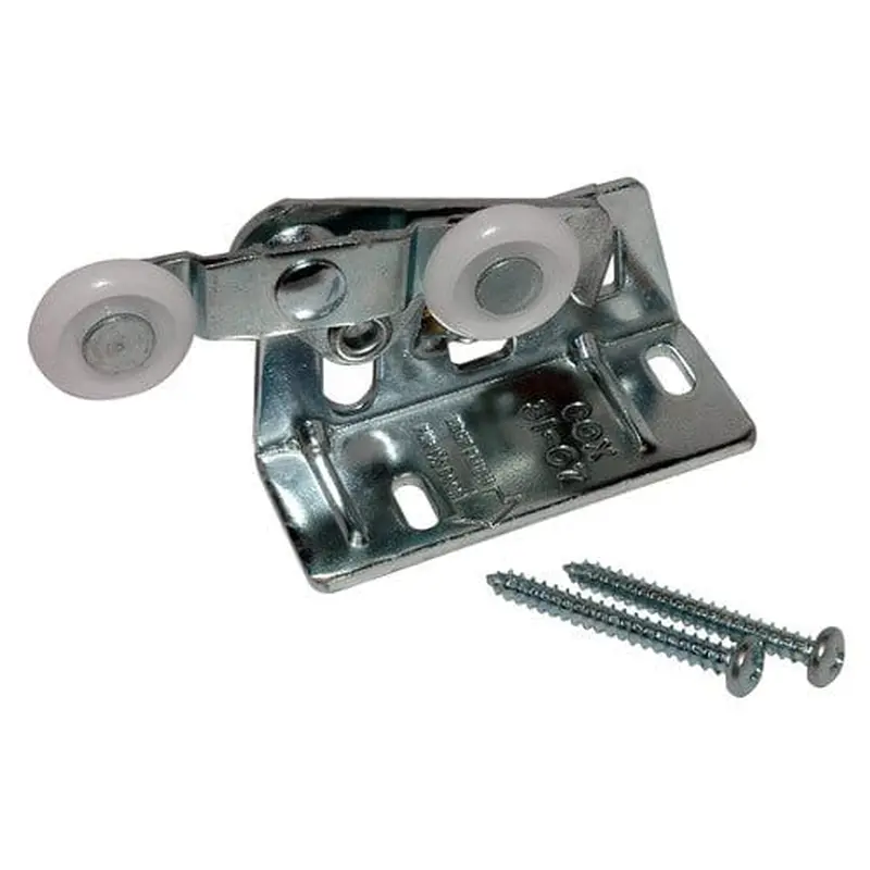 Barton Kramer 2-Pack 0.875-in Convex Pocket Door Roller and Brackets