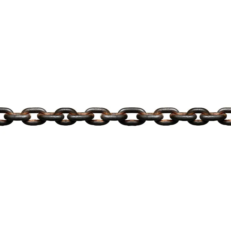 BARON HT43516P High-Test Chain, 5/16 in, 92 ft L, 3900 lb Working Load, 43 Grade