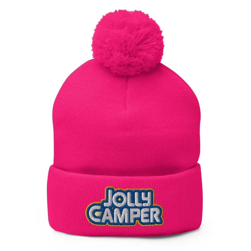 Jolly Camper Pom-Pom BeanieBlack