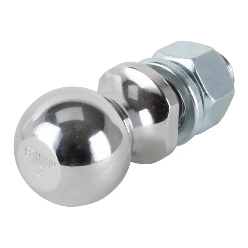Vulcan HBB10 Hitch Ball, 2 in Dia Ball, 1 in Dia Shank, 6,000 lb Gross Towing