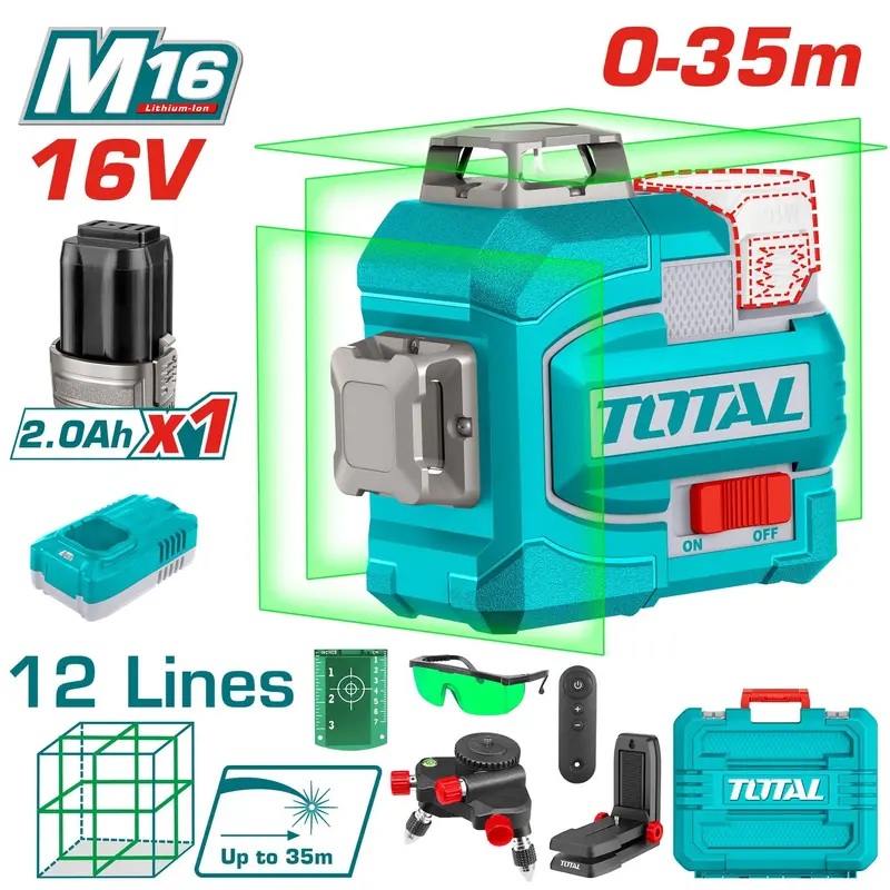 TOTAL Cordless 3D Laser Level