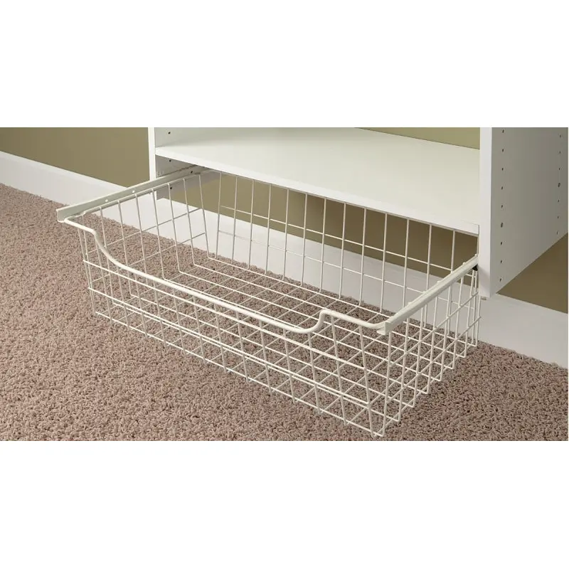 Easy Track 1312 Wire Basket, 14 in OAL, 24 in OAW, Steel, Powder-Coated