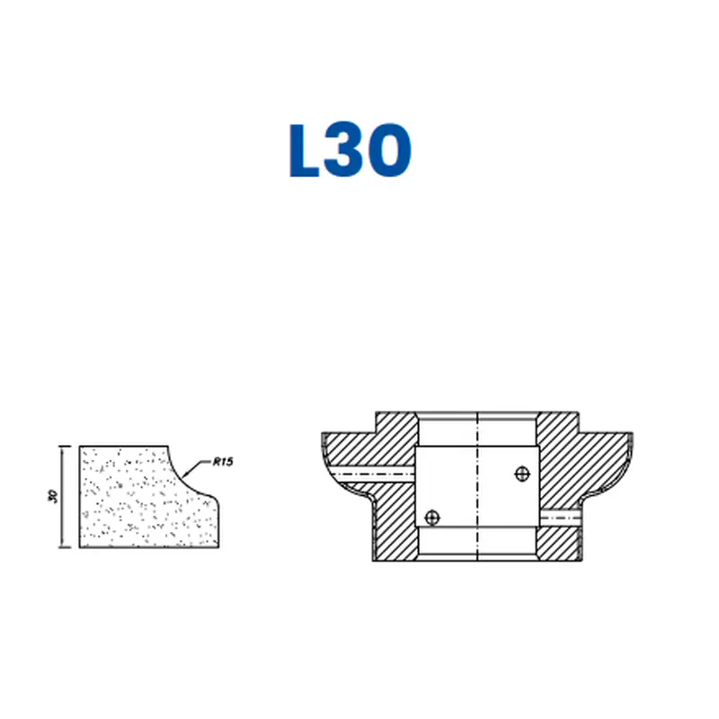 L30(30mm Cove (r15) - Line 60 (Bore 35))EHS Kit (All materials high speed) / Breaker