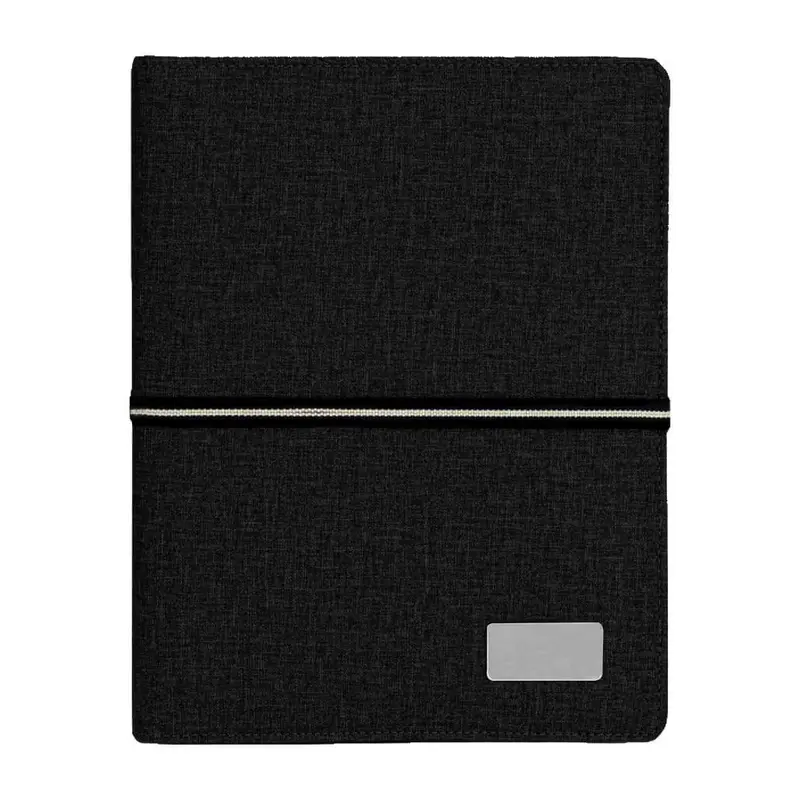 AIGIO - Giftology A5 Notebook Organiser With 10000mAh Powerbank - Black