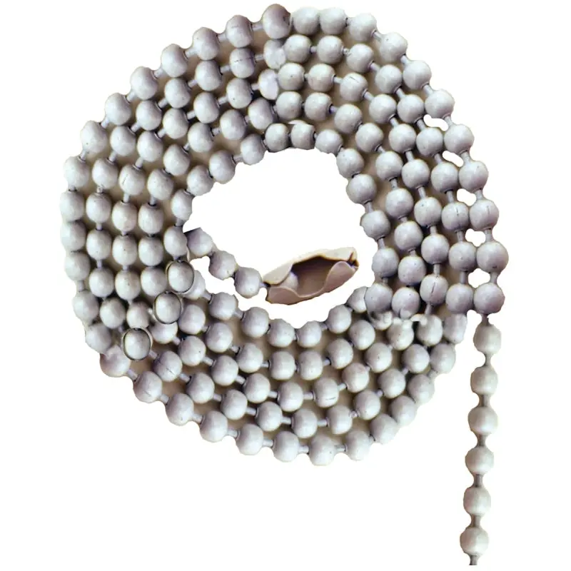 Atron FA44 Beaded Pull Chain, 36 in L Chain, White
