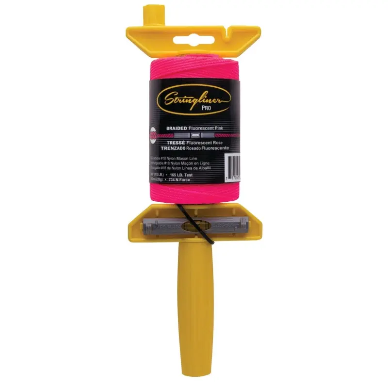 Stringliner 24462 Line Reel, 500 ft L Line, Fluorescent Pink Line