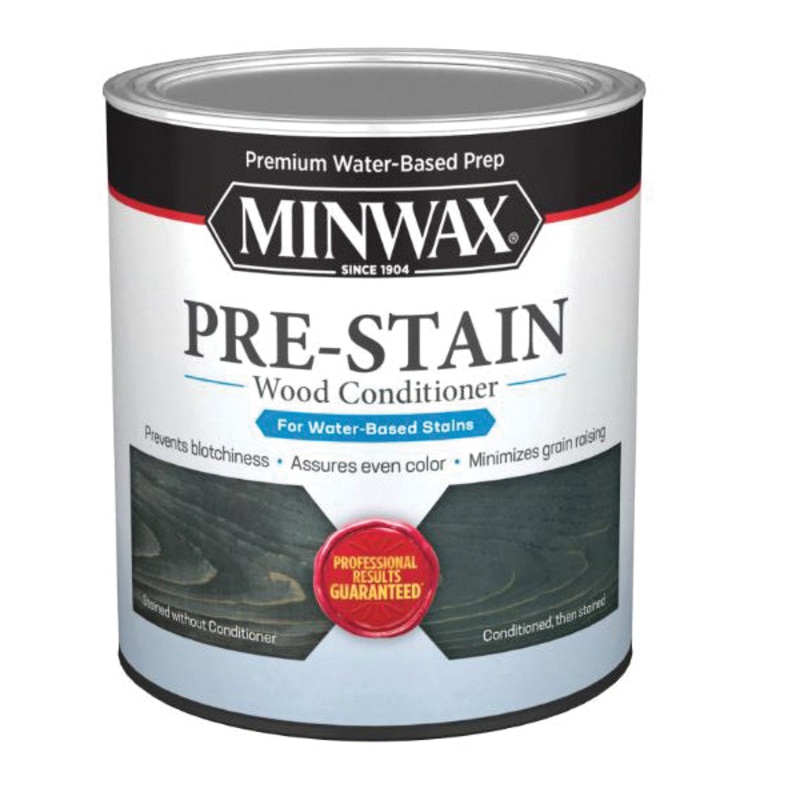 MINWAX 618514444 Pre-Stain Wood Conditioner, Water Base, 27500 sq-ft Coverage Area, 1 qt
