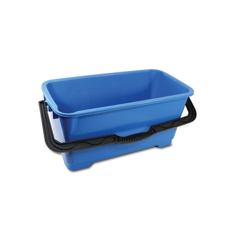 Unger DB02 Bucket, 6 gal Capacity, Rectangular, Plastic